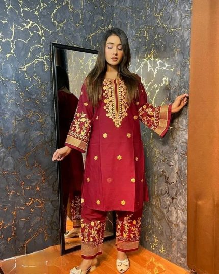 Embroidery Two Piece