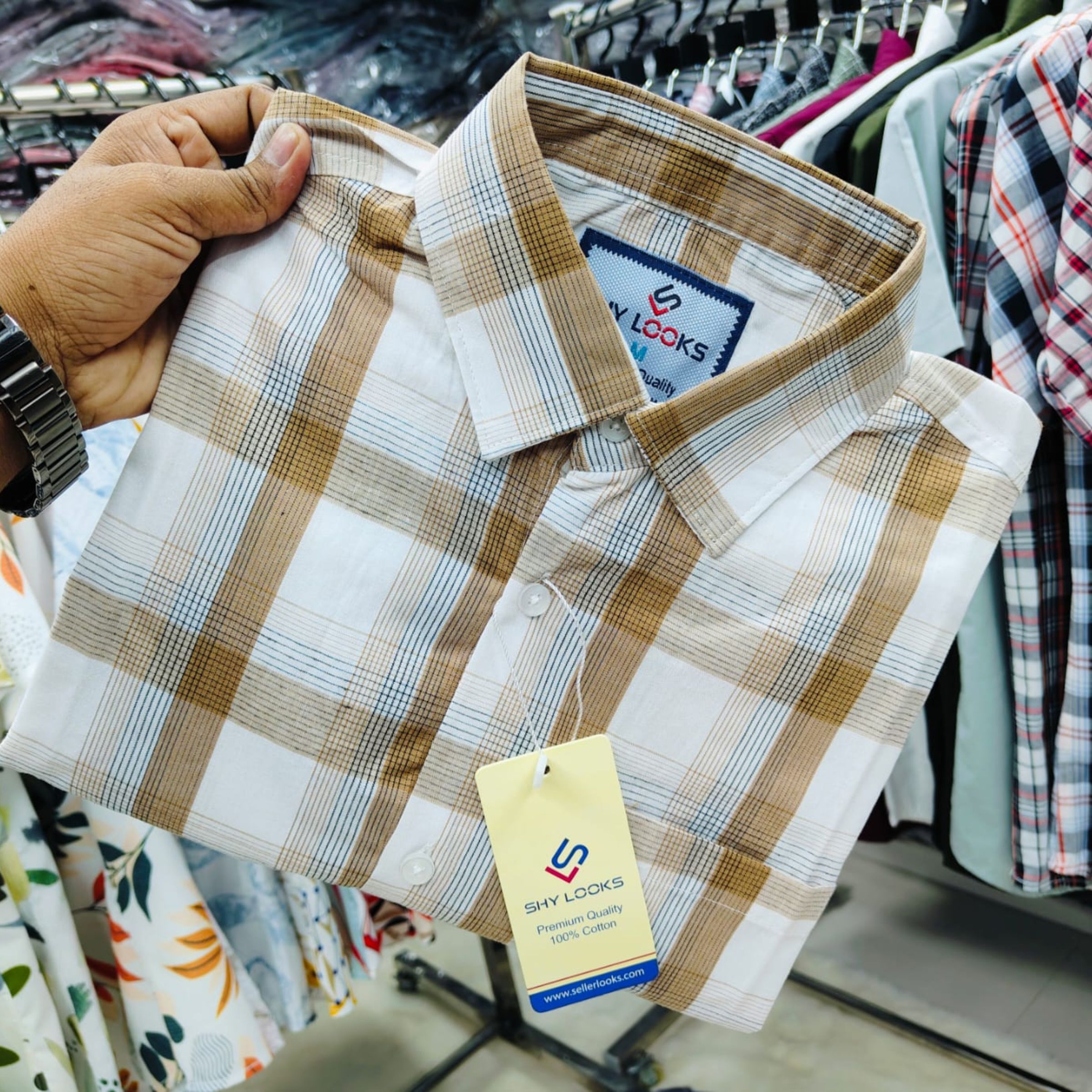 Premium Garments Cotton Half Sleeve Shirt 1 Premium Garments Cotton Half Sleeve Shirt