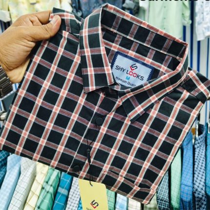 Premium Garments Cotton Half Sleeve Shirt