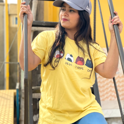 DTF Printed ladies T shirt | Half Sleeve Plain | Regular Fit Ladies T Shirt for Women & Girls