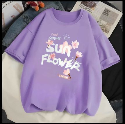 Drop Shoulder Ladies T-shirt