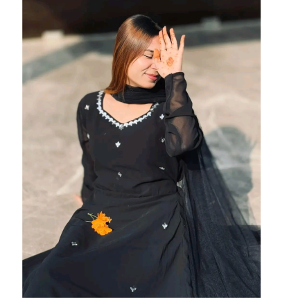 Mirror Majesty Elite Gown-Black