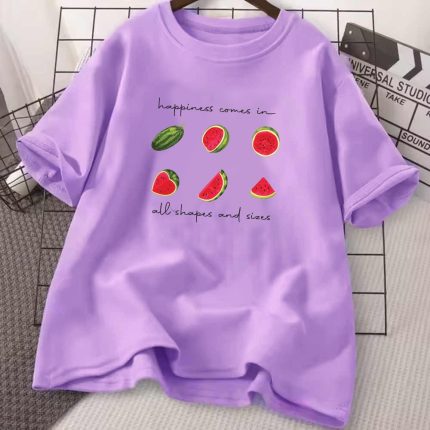 Drop Shoulder Ladies T-shirt