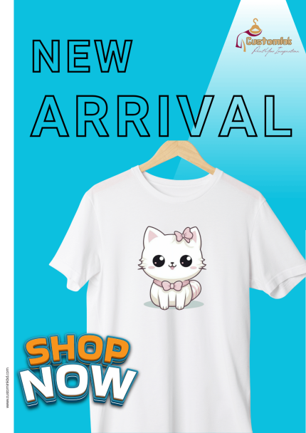 Ladies Premium Full Cotton Half Sleeve T-Shirt – DTF Print Edition