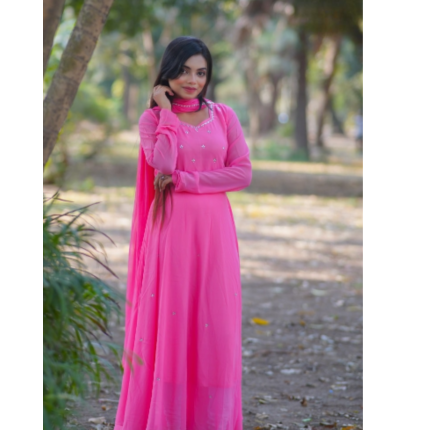 Mirror Majesty Elite Gown-Sandy Rose Code :M-10482