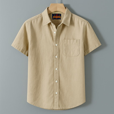 kaizar cotton Half sleeves Shirt For Men's