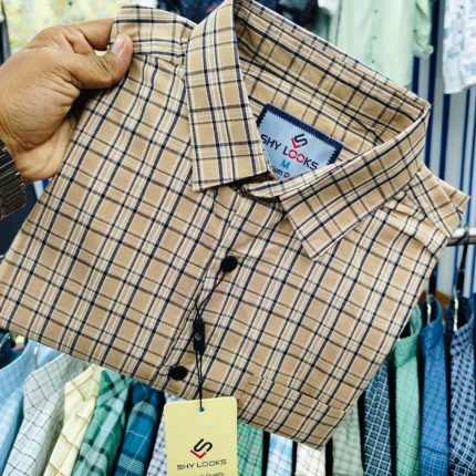 Premium Garments Cotton Half Sleeve Shirt