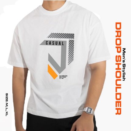 Solid dropshoulder T-shirt