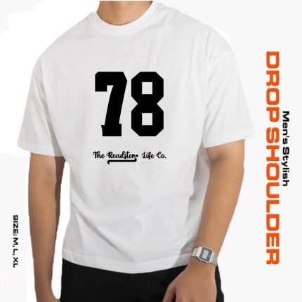 Solid dropshoulder T-shirt